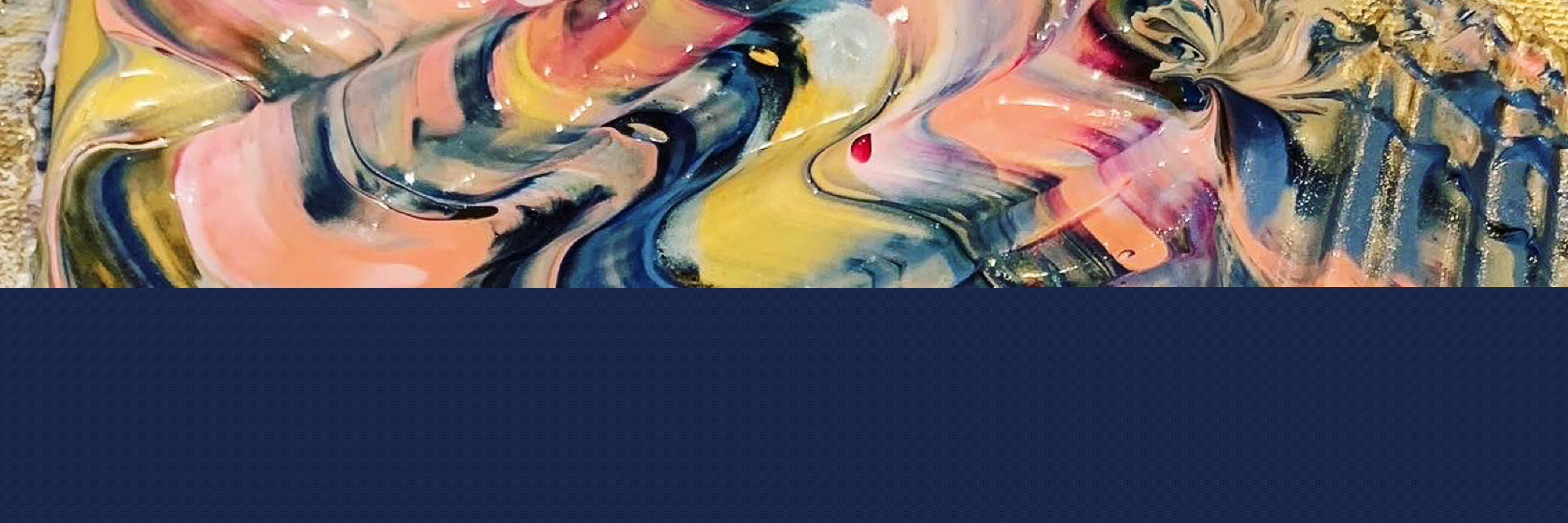 Abstract art with acrylic paint