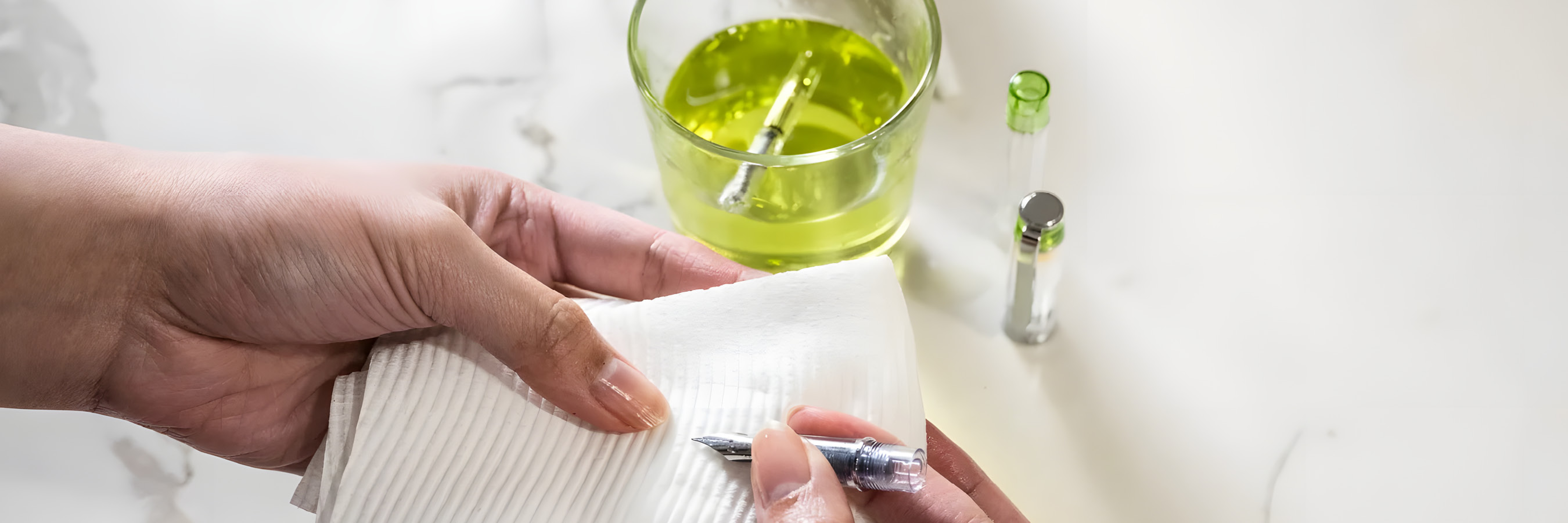 How to clean a fountain pen