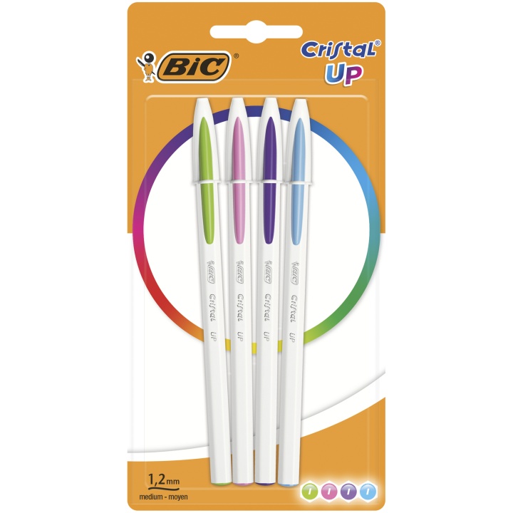 Cristal Up Ballpoint Pen Fun 4-pack in the group Pens / Office / Office Pens at Pen Store (100212)