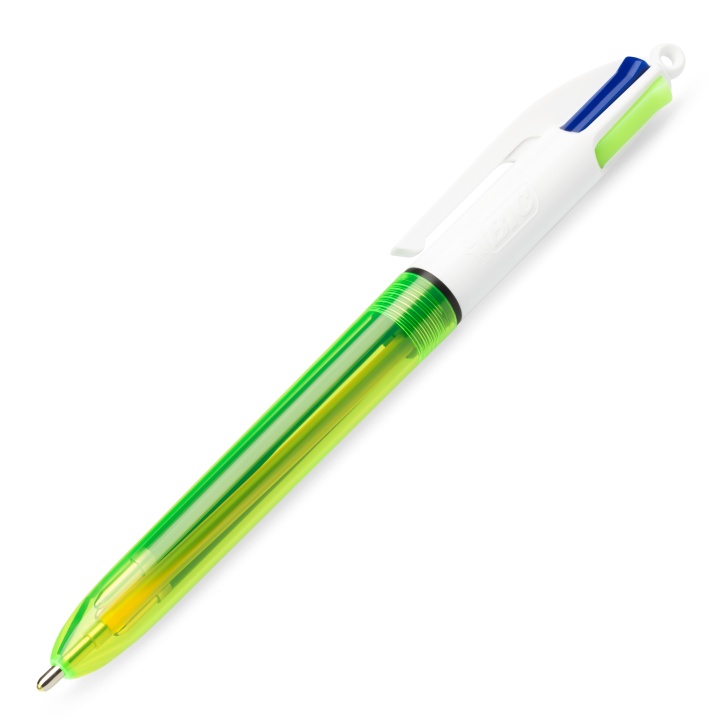 4 Colours Fluo Multi Ballpoint Pen in the group Pens / Office / Office Pens at Pen Store (100224)