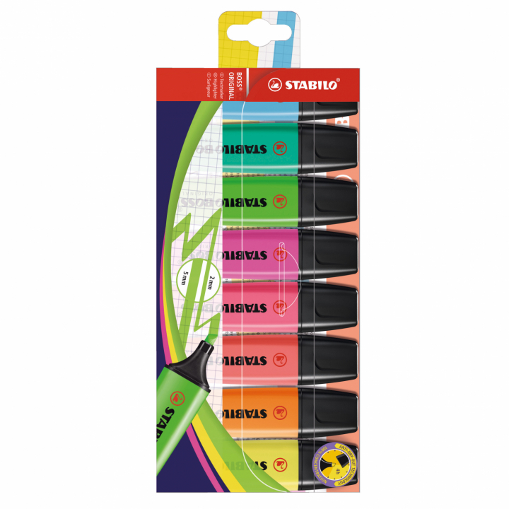 Boss 8-pack in the group Pens / Office / Highlighters at Pen Store (100305)