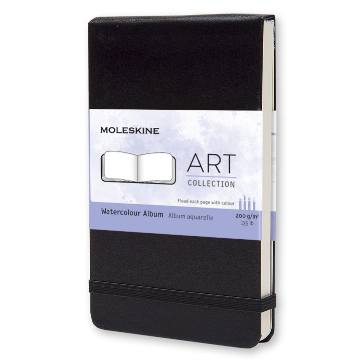 Watercolor Album Pocket Black in the group Paper & Pads / Artist Pads & Paper / Sketchbooks at Pen Store (100377)