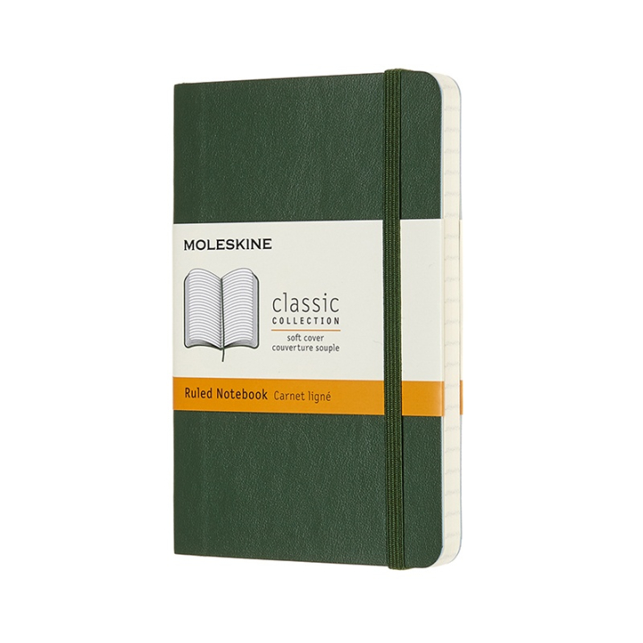 Classic Soft Cover Notebook Pocket Myrtle Green in the group Paper & Pads / Note & Memo / Notebooks & Journals at Pen Store (100395_r)