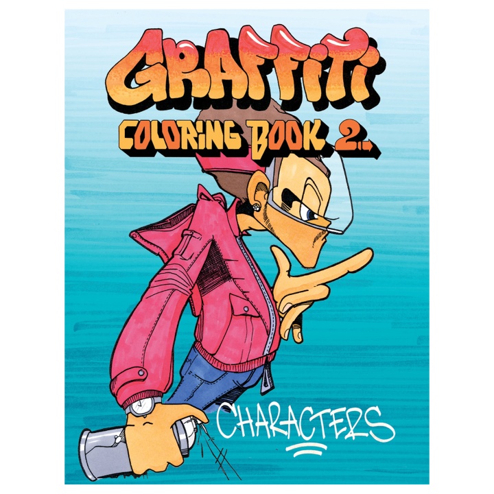 Graffiti Coloring Book 2: Characters in the group Kids / Fun and learning / Activity & Coloring Books at Pen Store (101371)