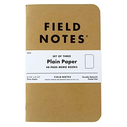 Memo Book Plain 3-pack in the group Paper & Pads / Note & Memo / Writing & Memo Pads at Pen Store (101424)