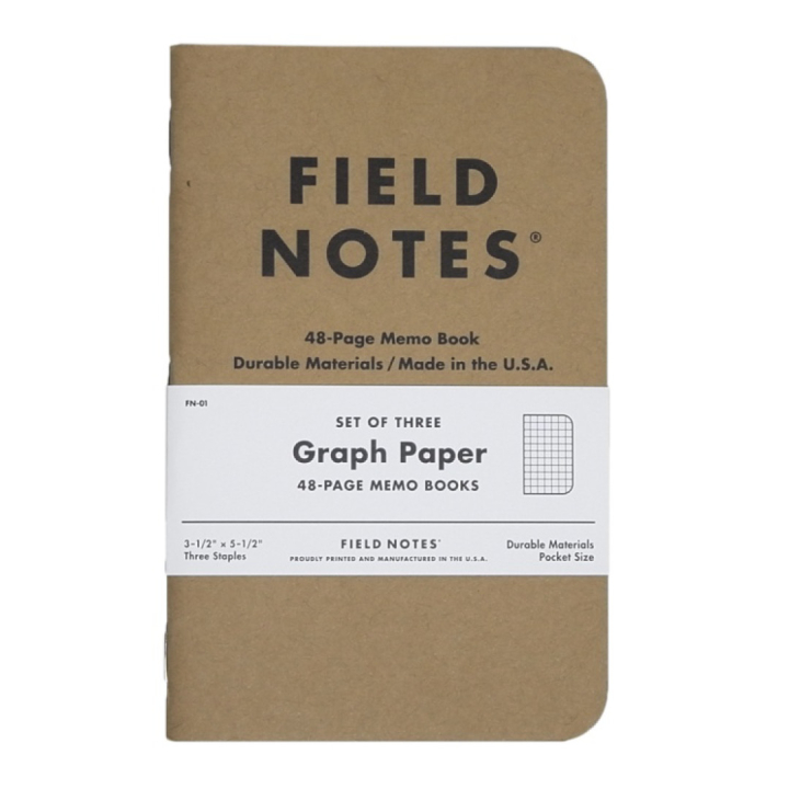Memo Book Graph 3-pack in the group Paper & Pads / Note & Memo / Notebooks & Journals at Pen Store (101425)