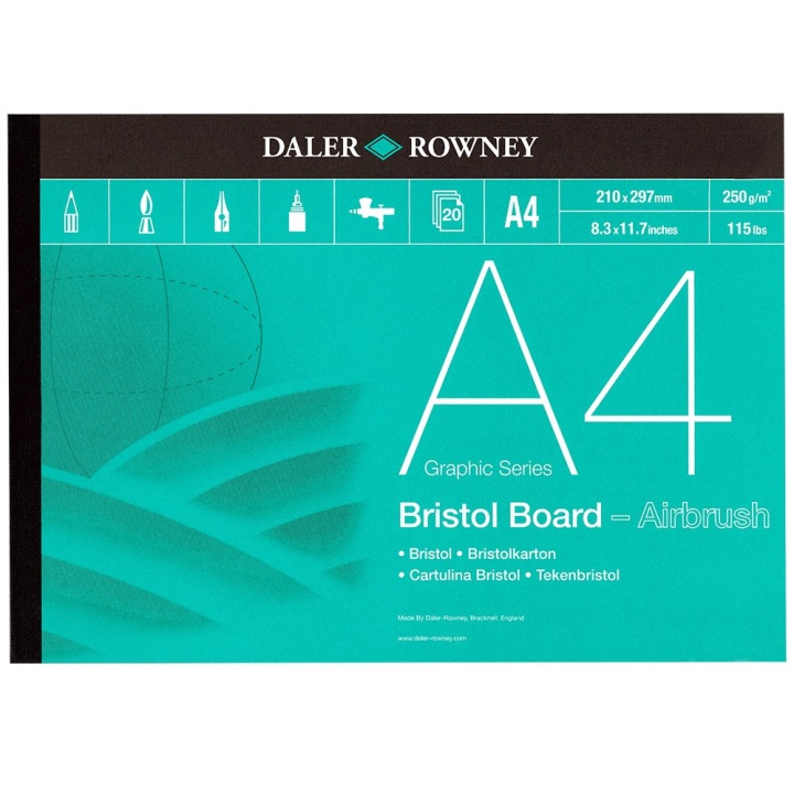 Bristol Board A4 in the group Paper & Pads / Artist Pads & Paper / Drawing & Sketch Pads at Pen Store (101455)