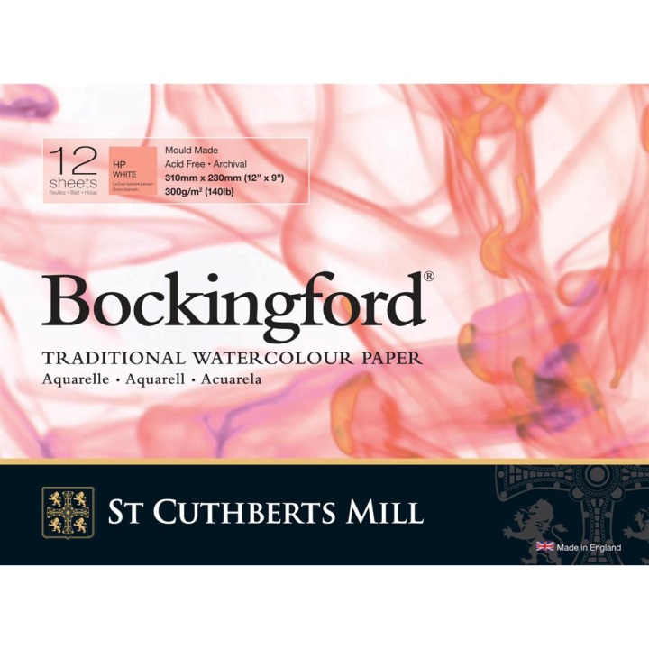 Bockingford Watercolour paper 300g 310x230mm HP in the group Paper & Pads / Artist Pads & Paper / Watercolor Pads at Pen Store (101491)