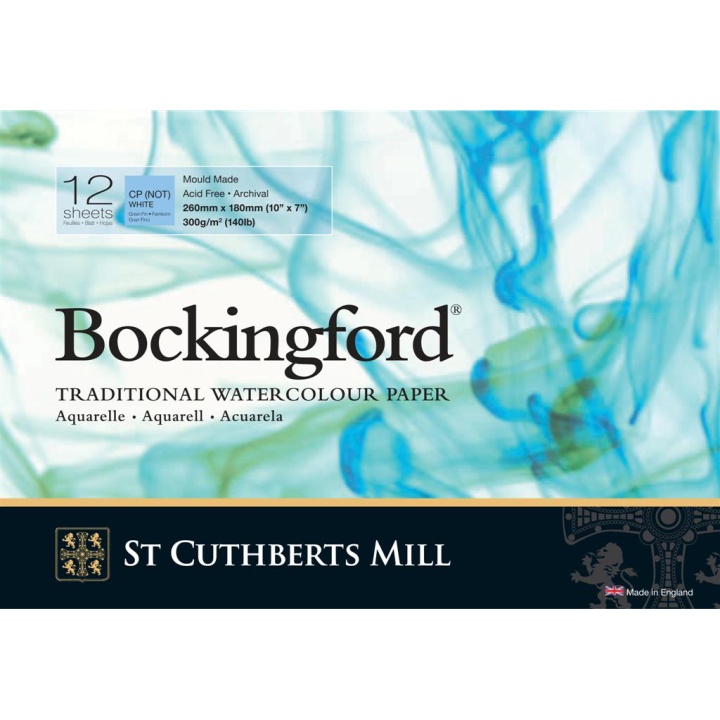 Bockingford Watercolour paper CP/NOT 300g 26x18cm in the group Paper & Pads / Artist Pads & Paper / Watercolor Pads at Pen Store (101495)