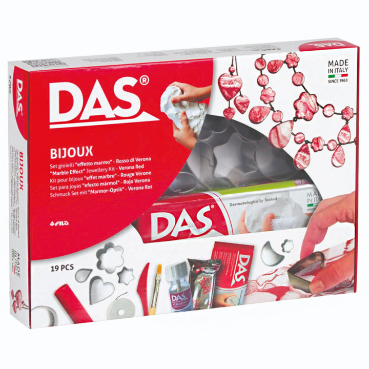 Idea Mix Bijoux Set Black - 19 pieces in the group Hobby & Creativity / Create / Modelling Clay / Air-drying clays at Pen Store (101586)