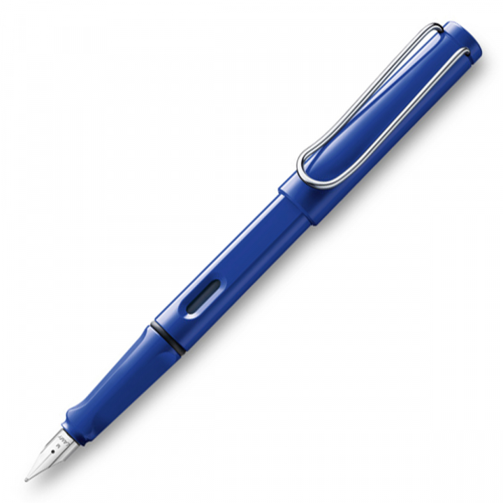 Safari Fountain pen Shiny blue in the group Pens / Fine Writing / Gift Pens at Pen Store (101906_r)
