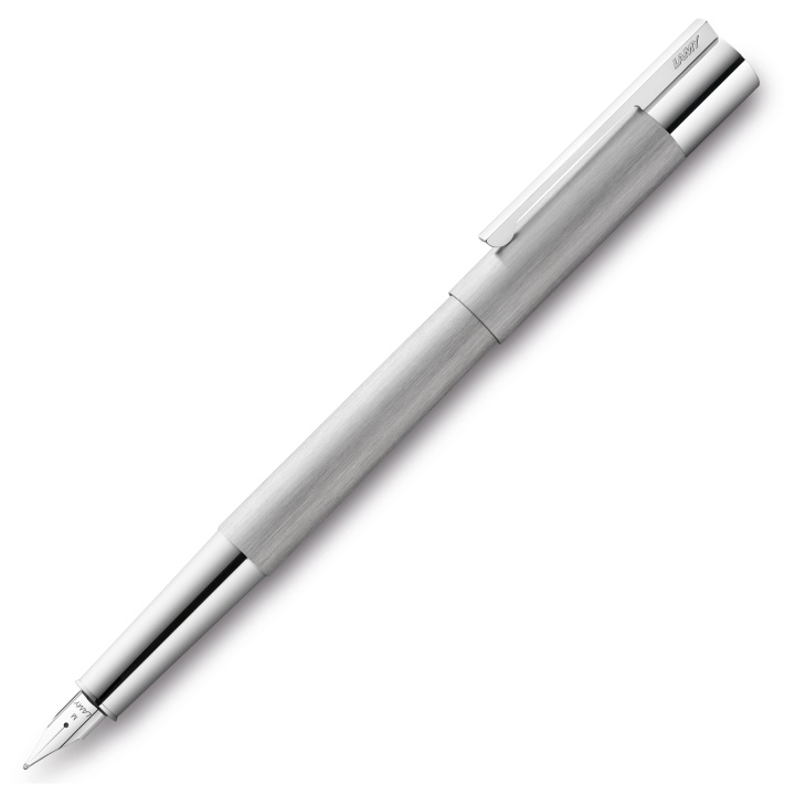 Scala Brushed Silver Fountain Pen in the group Pens / Fine Writing / Gift Pens at Pen Store (102033_r)