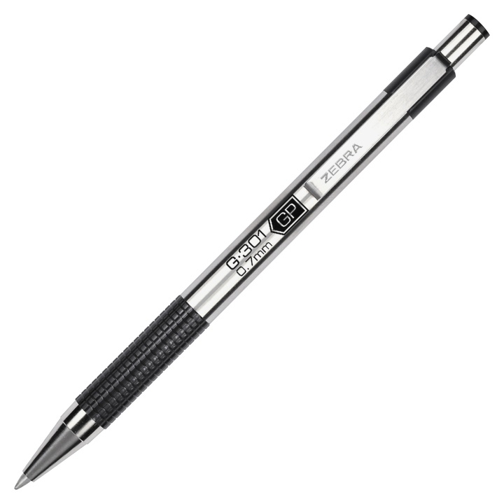 G301 Gel Roller 0.7 mm Black in the group Pens / Office / Office Pens at Pen Store (102172)