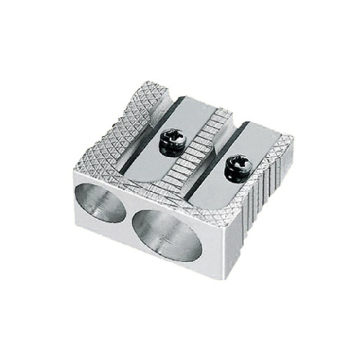 Double sharpener metal in the group Pens / Pen Accessories / Sharpeners at Pen Store (102254)
