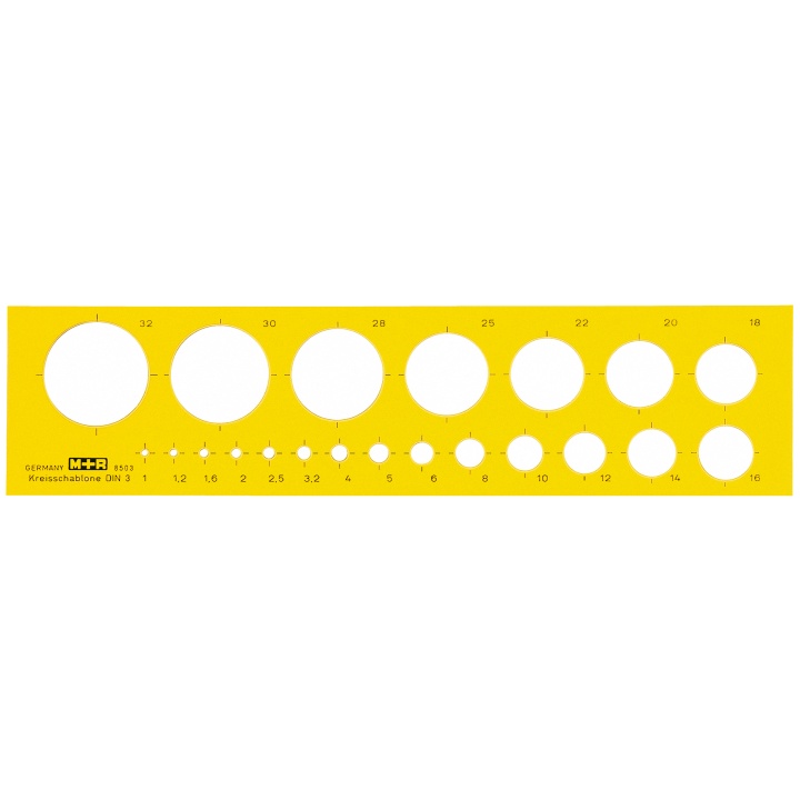 Circle template in the group Hobby & Creativity / Hobby Accessories / Stencils at Pen Store (102268)