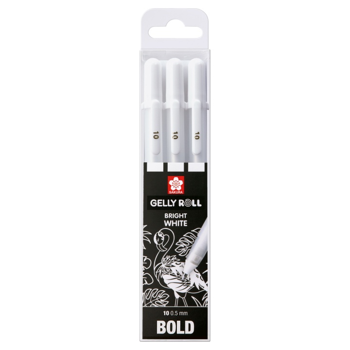 Gelly Roll Basic White 3-pack Bold in the group Pens / Product series / Gelly Roll at Pen Store (103537)