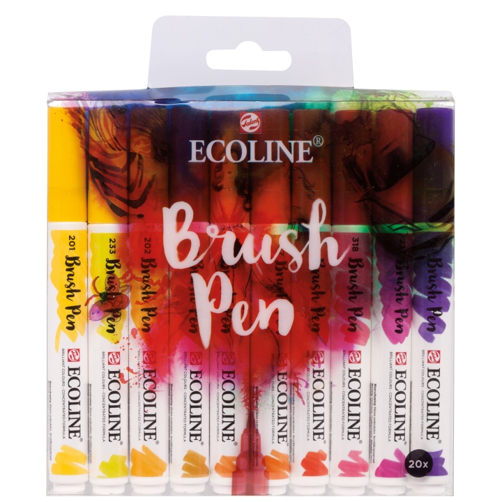 Brush Pen 20-set in the group Pens / Artist Pens / Brush Pens at Pen Store (103720)