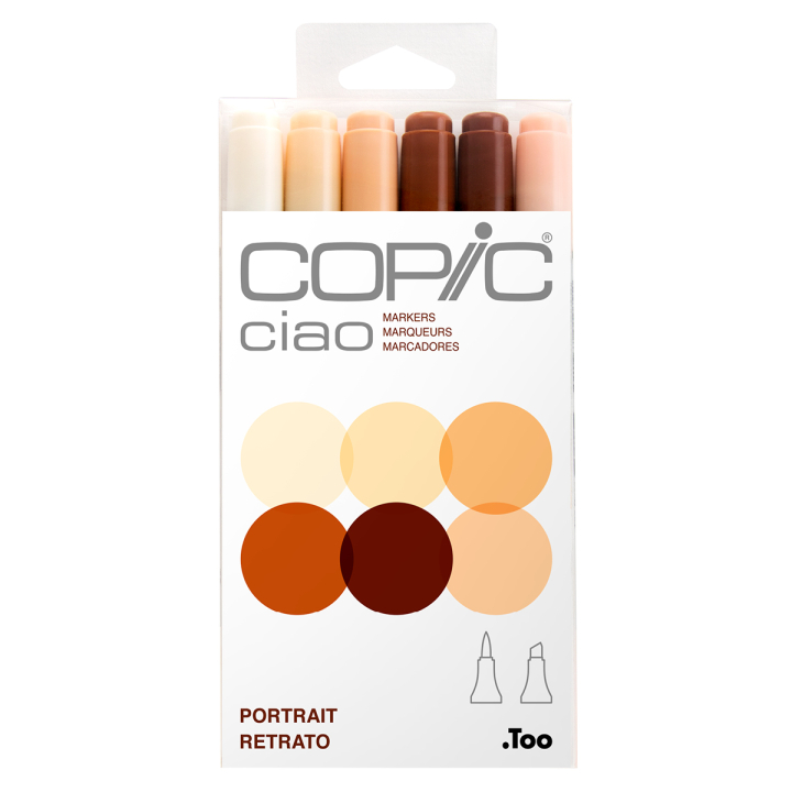 Ciao 6-pack Portrait in the group Pens / Artist Pens / Illustration Markers at Pen Store (103866)