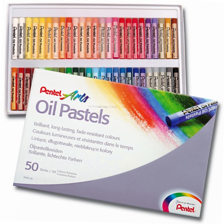 Oil Pastels - Set of 50 in the group Art Supplies / Crayons & Graphite / Crayons at Pen Store (104643)