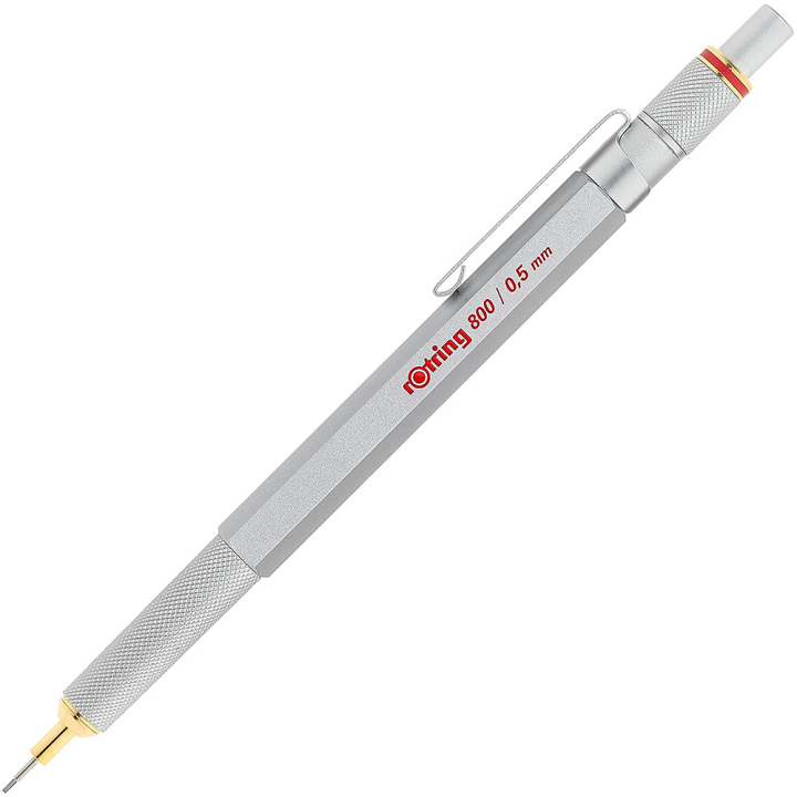 800 Mechanical Pencil 0.5 Silver in the group Pens / Office / Office Pens at Pen Store (104714)