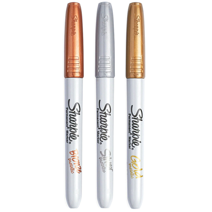 Metallic 3-pack in the group Pens / Artist Pens / Felt Tip Pens at Pen Store (104770)