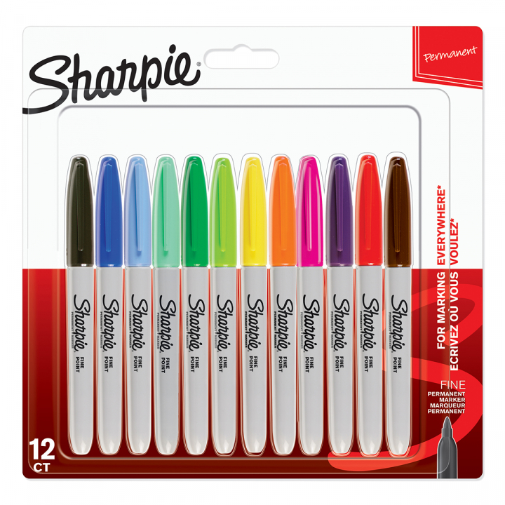 Fine Marker 12-set in the group Pens / Artist Pens / Felt Tip Pens at Pen Store (104789)