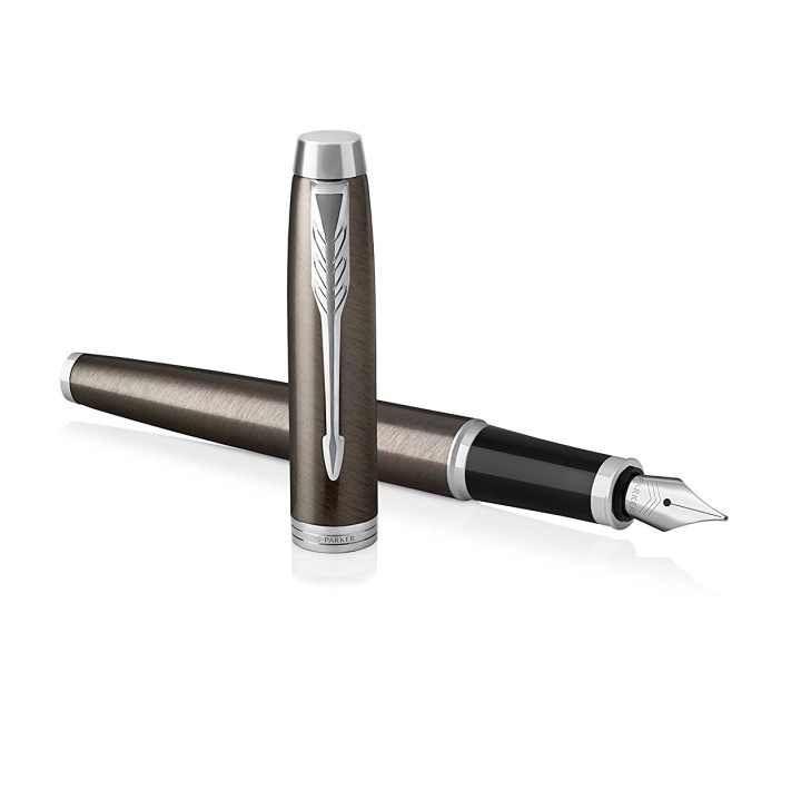 IM Dark Espresso/Chrome Fountain Pen in the group Pens / Fine Writing / Fountain Pens at Pen Store (104799_r)
