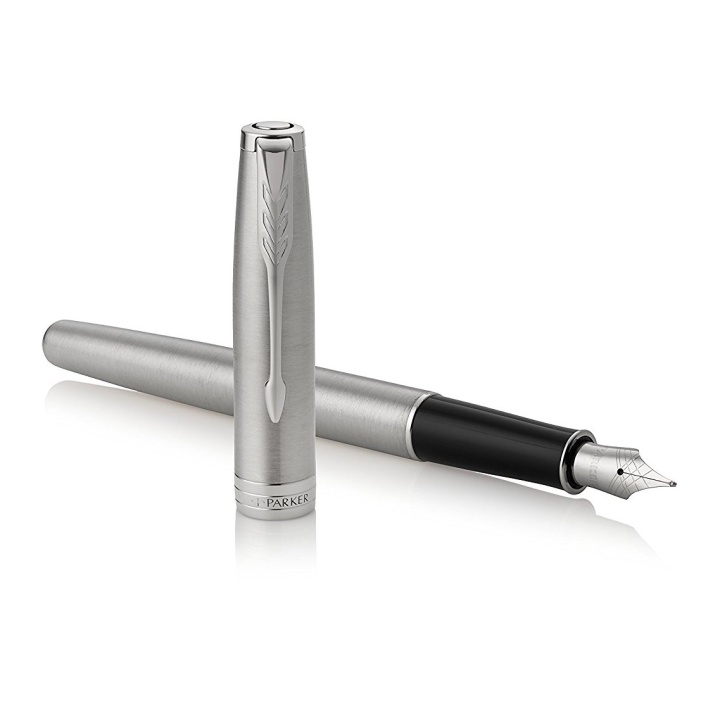 Sonnet Steel/Chrome Fountain pen Fine in the group Pens / Fine Writing / Fountain Pens at Pen Store (104817)