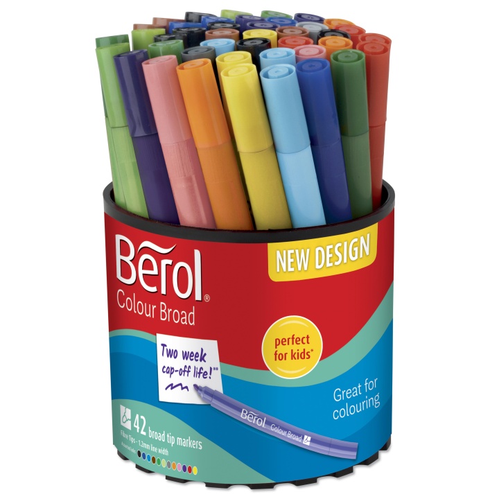Colour Broad Tip 42-pack in the group Kids / Kids' Pens / 3 Years+ at Pen Store (104846)