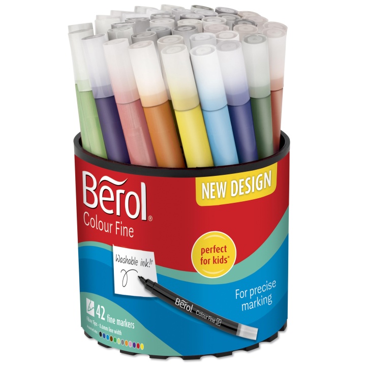 Colour Fine Tip 42-pack in the group Kids / Kids' Pens / Felt Tip Pens for Kids at Pen Store (104849)