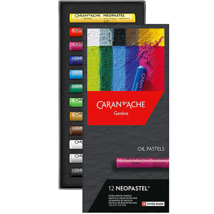 Neopastel 12-set in the group Art Supplies / Crayons & Graphite / Pastel Crayons at Pen Store (104926)