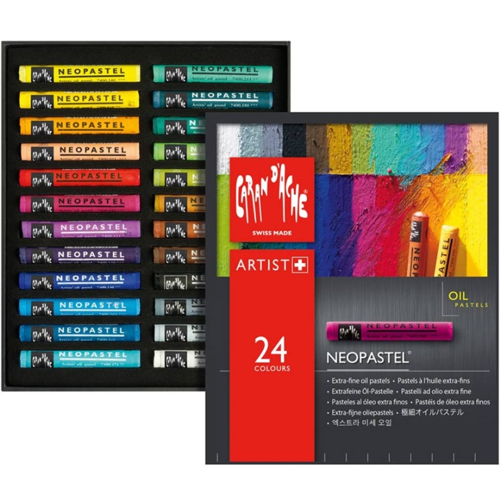 Neopastel 24-set in the group Art Supplies / Crayons & Graphite / Crayons at Pen Store (104927)