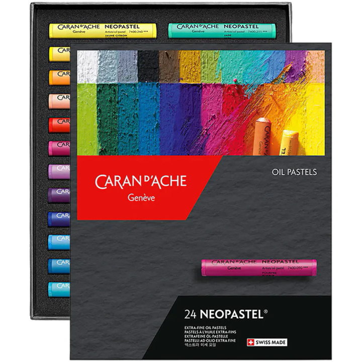 Neopastel 24-set in the group Art Supplies / Crayons & Graphite / Pastel Crayons at Pen Store (104927)