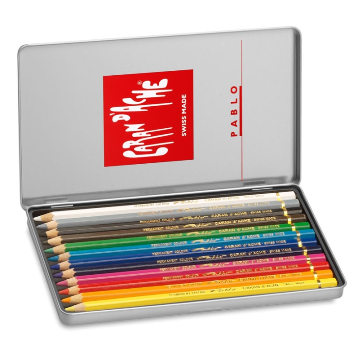 Coloring pencils Pablo 12-set in the group Pens / Artist Pens / Colored Pencils at Pen Store (105020)