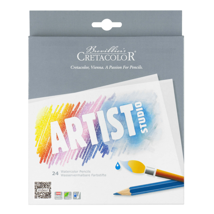 Artist Studio Aquarelle 24-pack in the group Pens / Artist Pens / Watercolor Pencils at Pen Store (105027)