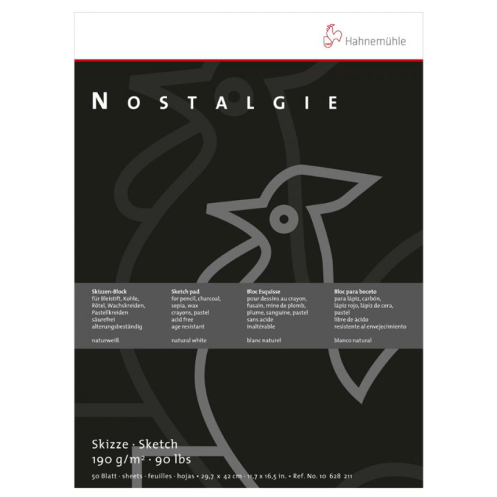 Nostalgie Sketch pad A3 in the group Paper & Pads / Artist Pads & Paper / Drawing & Sketch Pads at Pen Store (105162)