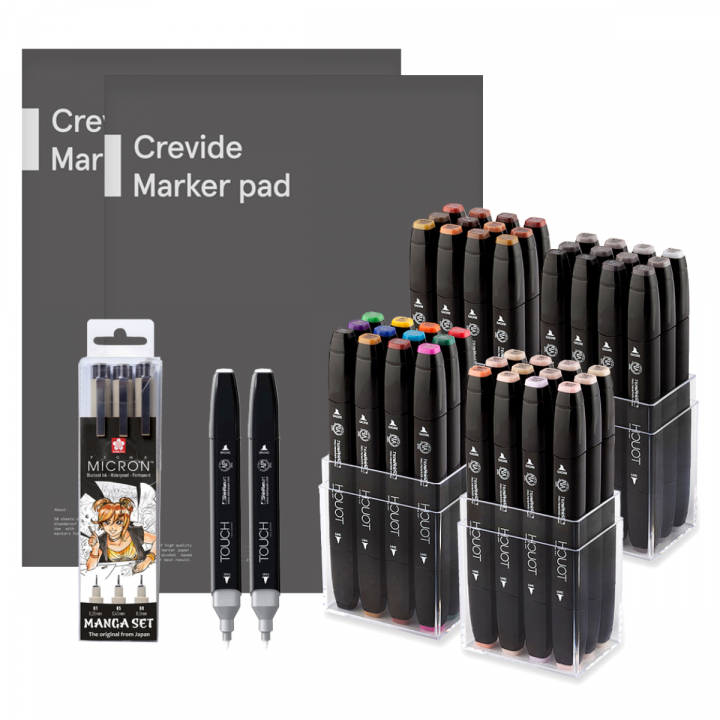 Twin Marker 50+ set in the group Pens / Artist Pens / Illustration Markers at Pen Store (105531)