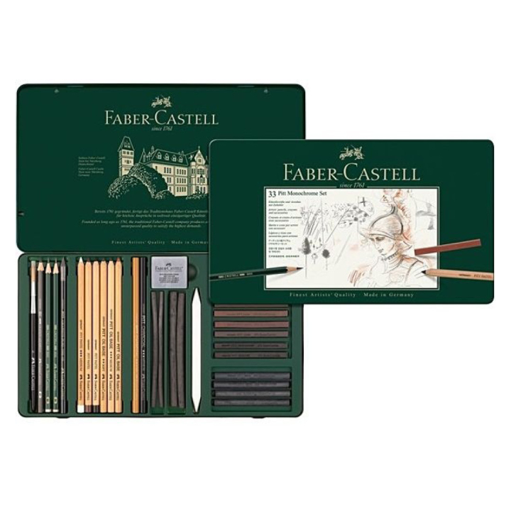 PITT Monochrome 33-set in the group Art Supplies / Crayons & Graphite / Graphite & Pencils at Pen Store (105978)