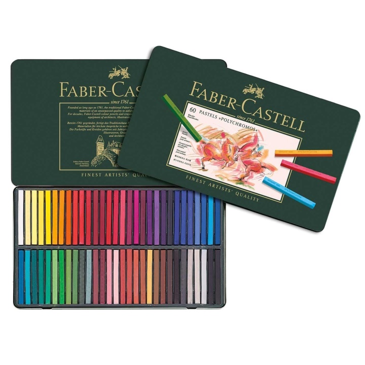 Pastel crayon Polychromos 60-set in the group Art Supplies / Crayons & Graphite / Pastel Crayons at Pen Store (106210)