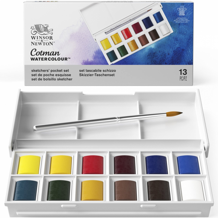 Cotman Water Colors Sketchers Pocket Box