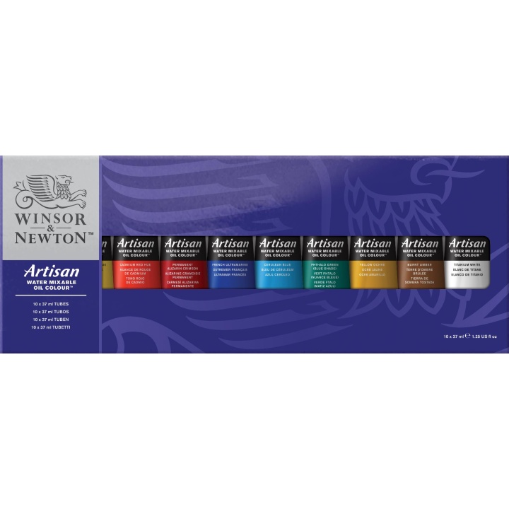 Artisan Water Mixable Oil Color 37 ml 10-set in the group Art Supplies / Colors / Oil Paint at Pen Store (107251)
