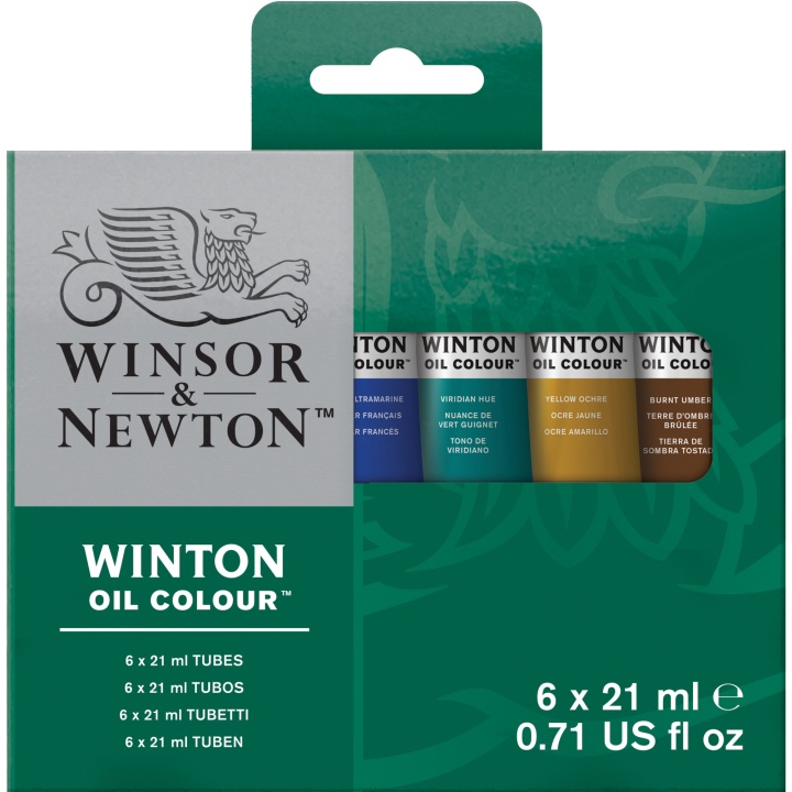 Winton Oil Color Tube Set 6 x 21 ml in the group Art Supplies / Colors / Oil Paint at Pen Store (107254)