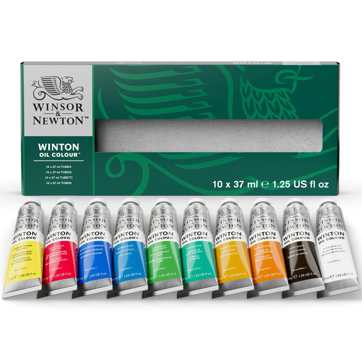 Winton Oil Color Tube 37 ml 10-set in the group Art Supplies / Artist colours / Oil Paint at Pen Store (107256)