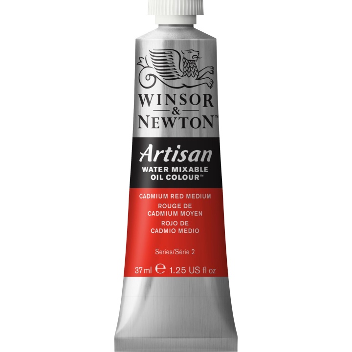 Artisan Water Mixable Oil Color 37 ml (Price group 2) Cadmium red medium 099 in the group Art Supplies / Artist colours / Oil Paint at Pen Store (107390)