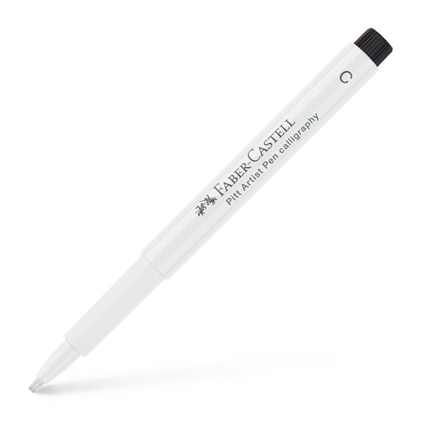 India Ink Pitt Artist Pen Calligraphy White in the group Pens / Artist Pens / Felt Tip Pens at Pen Store (107602)