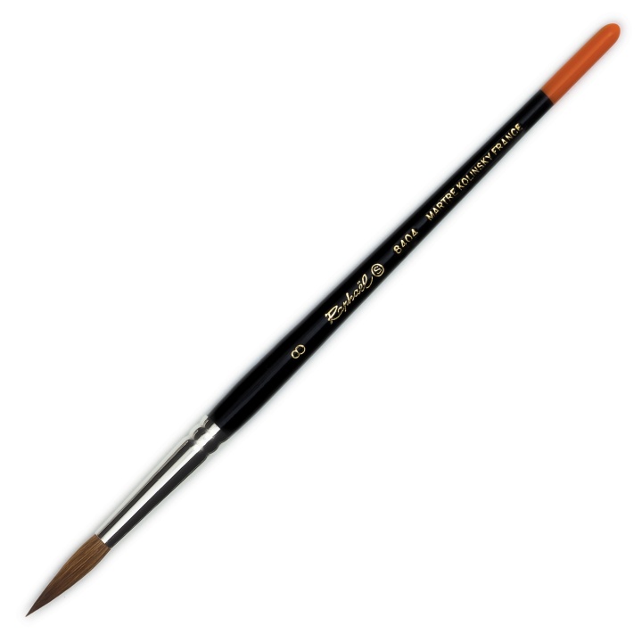 Pure Kolinsky Sable Brush Round 8404 St 8 in the group Art Supplies / Brushes / Watercolor Brushes at Pen Store (108299)
