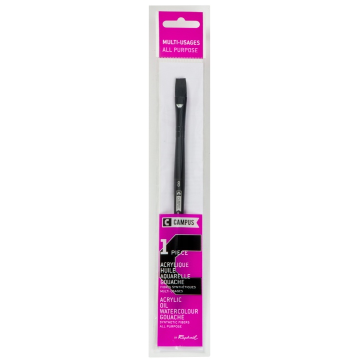 Campus Brush Flat St 8 in the group Art Supplies / Brushes / Synthetic Brushes at Pen Store (108385)