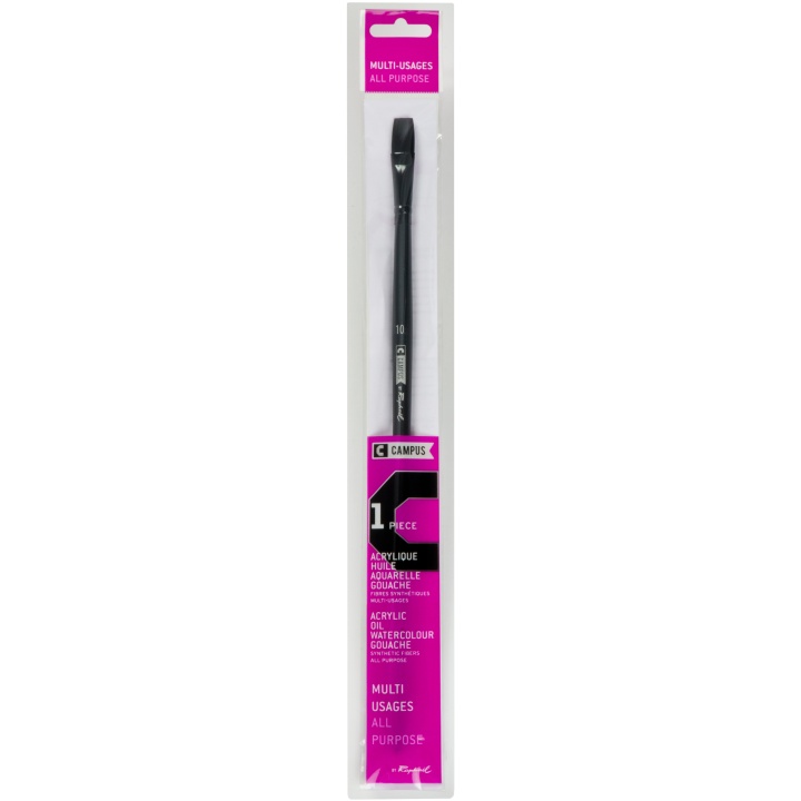 Campus Brush Flat St 10 in the group Art Supplies / Brushes / Synthetic Brushes at Pen Store (108386)