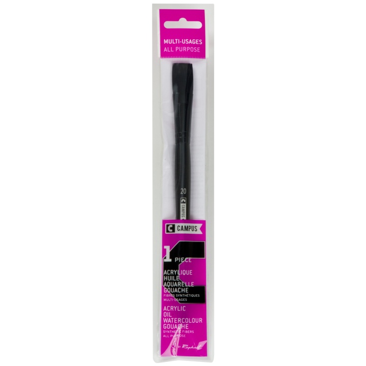Campus Brush Flat St 20 in the group Art Supplies / Brushes / Synthetic Brushes at Pen Store (108388)