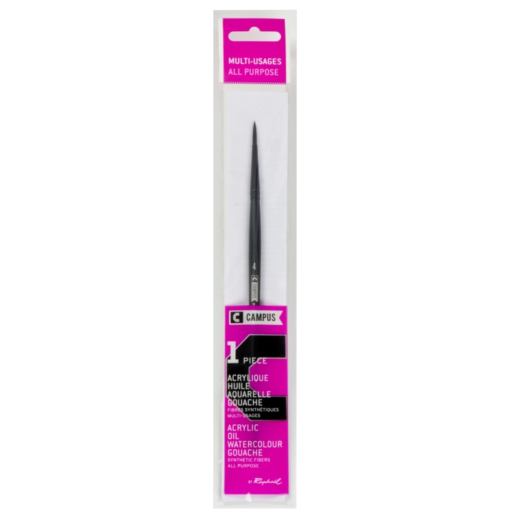 Campus Brush Round St 4 in the group Art Supplies / Brushes / Synthetic Brushes at Pen Store (108390)